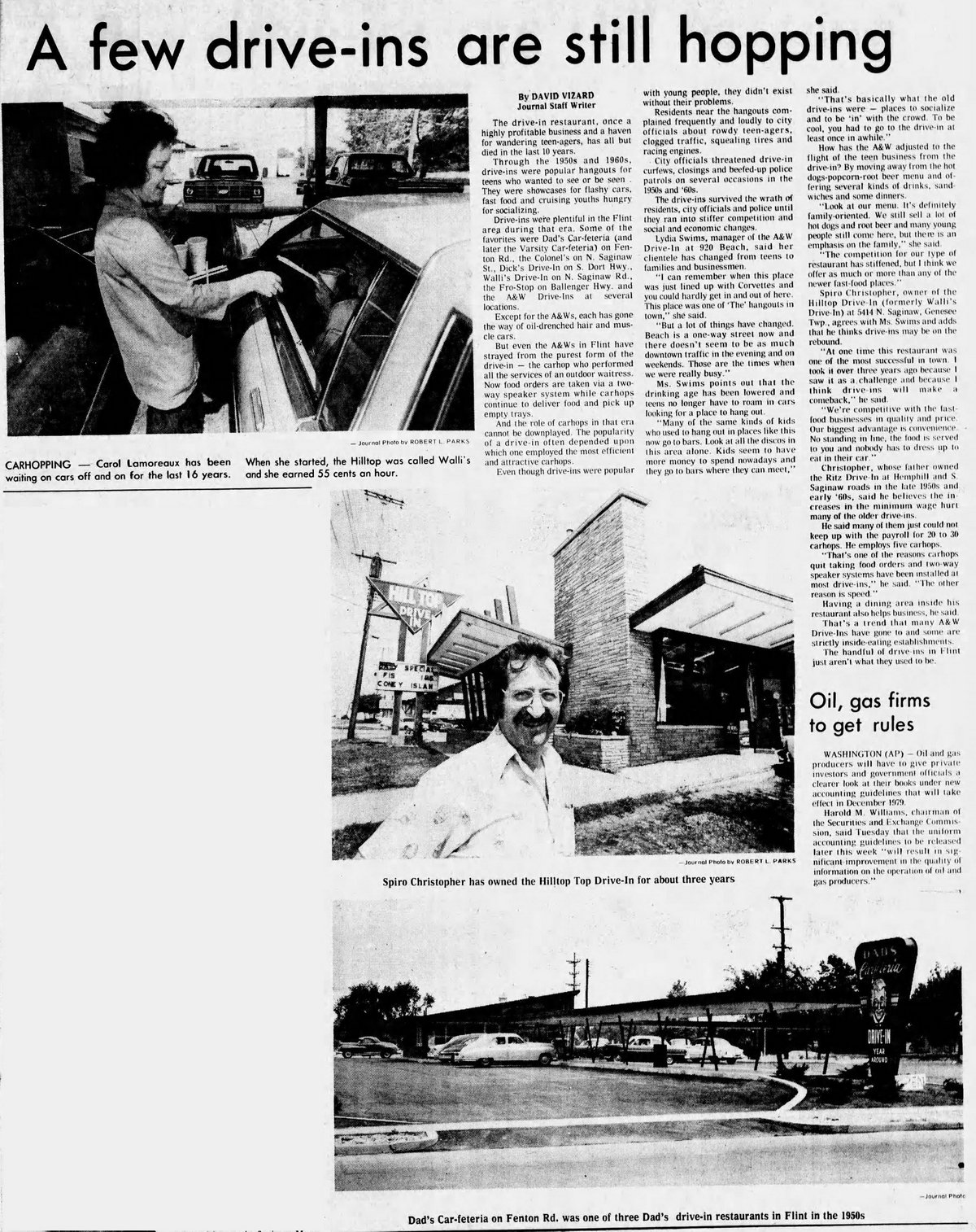 Dads Drive-In (Varsity Drive-In, D&D Drive-In, Stewarts) - Aug 30 1978 Article